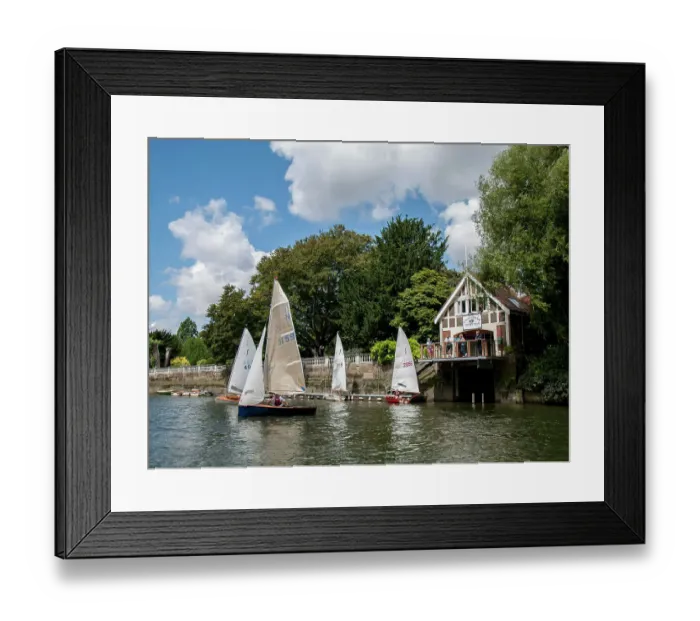 Framed Print : Twickenham Yacht Club PLA01_03_0902 Framed Print : Twickenham Yacht Club PLA01_03_0902