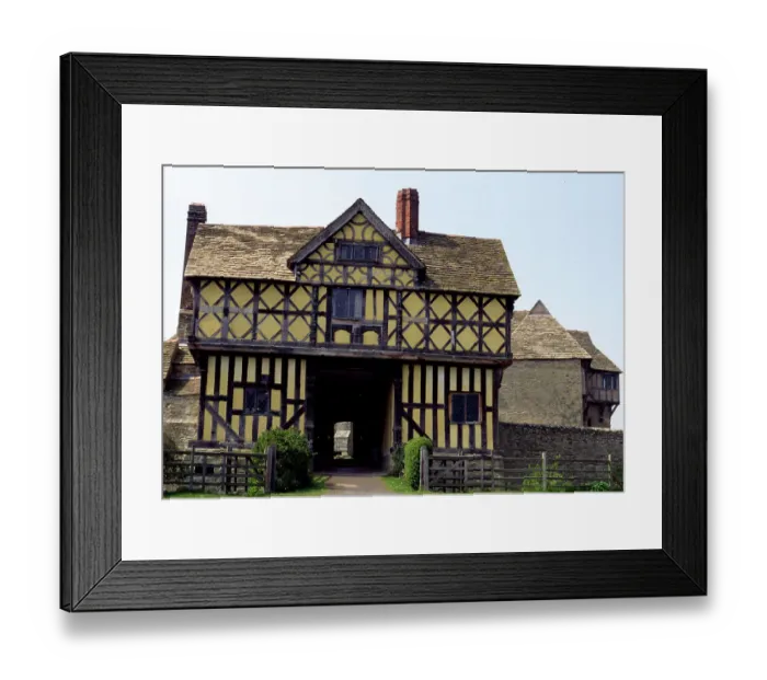 Framed Print : Stokesay Castle gatehouse EFC01_01_05_016_14937