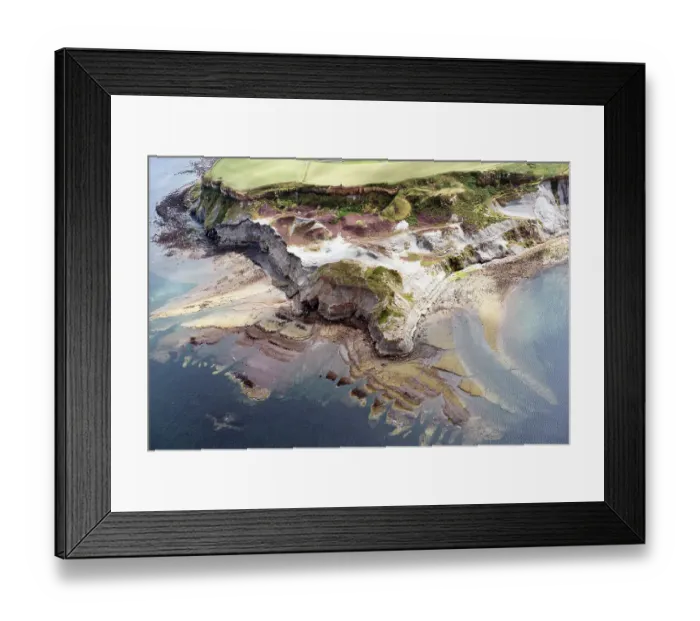Framed Print : Kettleness quarries 34113_012