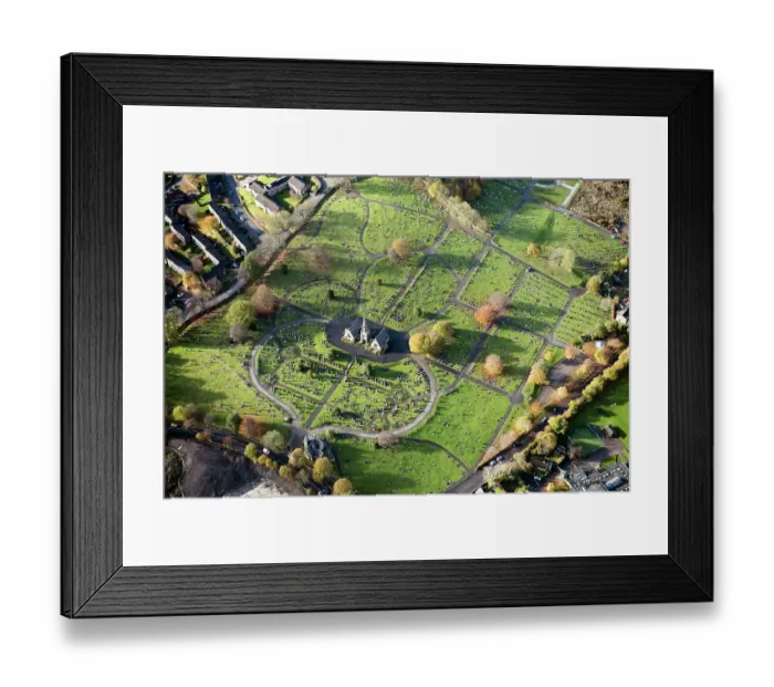 Framed Print : Batley Cemetery 34125_001