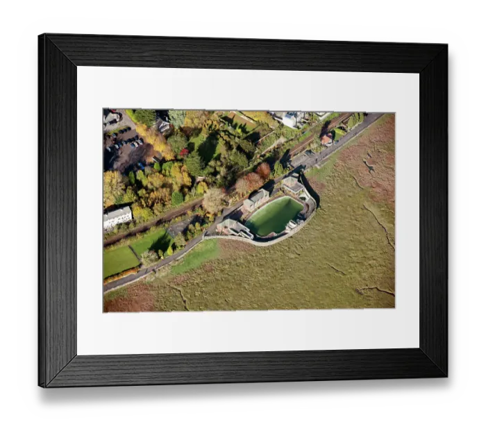 Framed Print : Grange-over-Sands Lido 34125_037