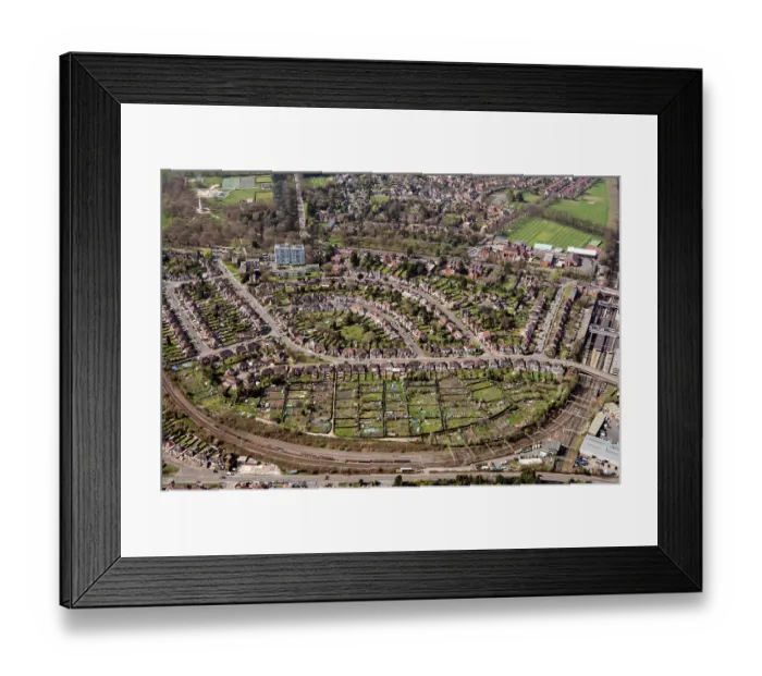 Framed Print : Stoney Road Allotments 35002_042