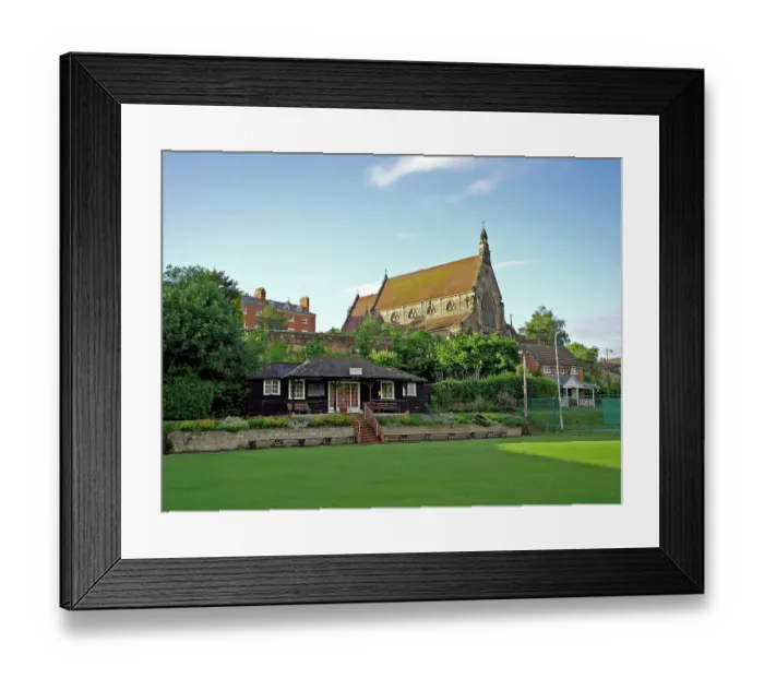 Framed Print : Crescent Bowling Club PLA01_06_083 Framed Print : Crescent Bowling Club PLA01_06_083