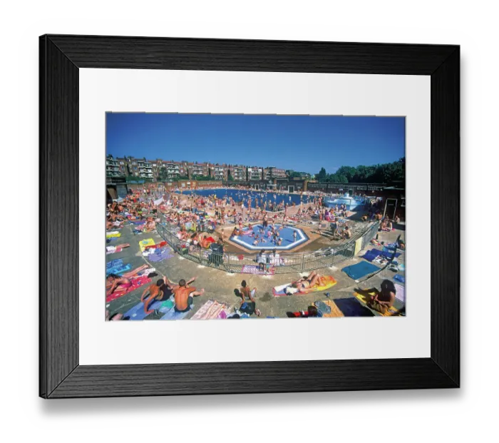 Framed Print : Parliament Hill Fields Lido PLA01_10_007 Framed Print : Parliament Hill Fields Lido PLA01_10_007