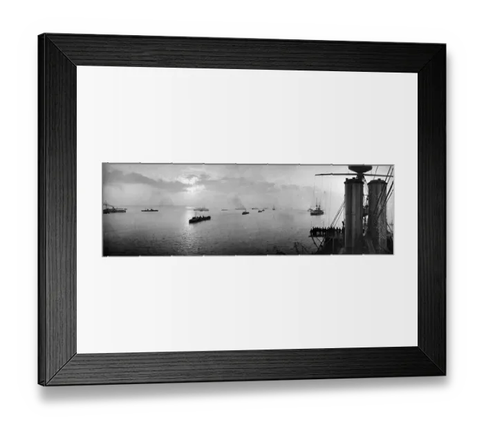 Framed Print : Spithead review 1897 EGP_22662_056