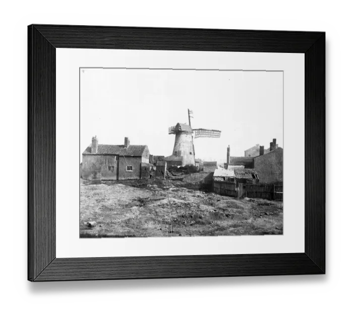 Framed Print : Stafford Street Windmill BB81_02846