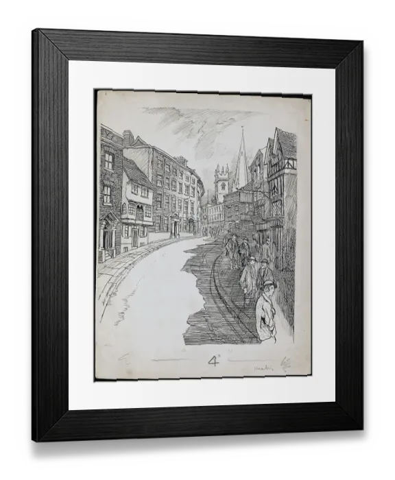 Framed Print : Wyle Cop CGH01_01_0955 Framed Print : Wyle Cop CGH01_01_0955