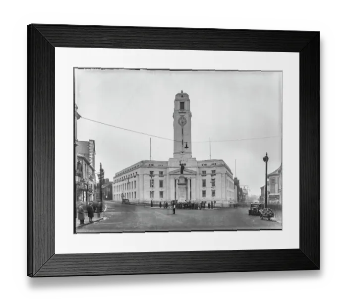 Framed Print : Luton Town Hall CC47_01991