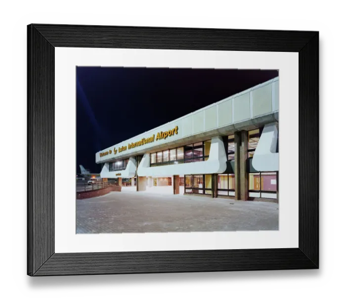 Framed Print : Luton Airport JLP01_10_14028