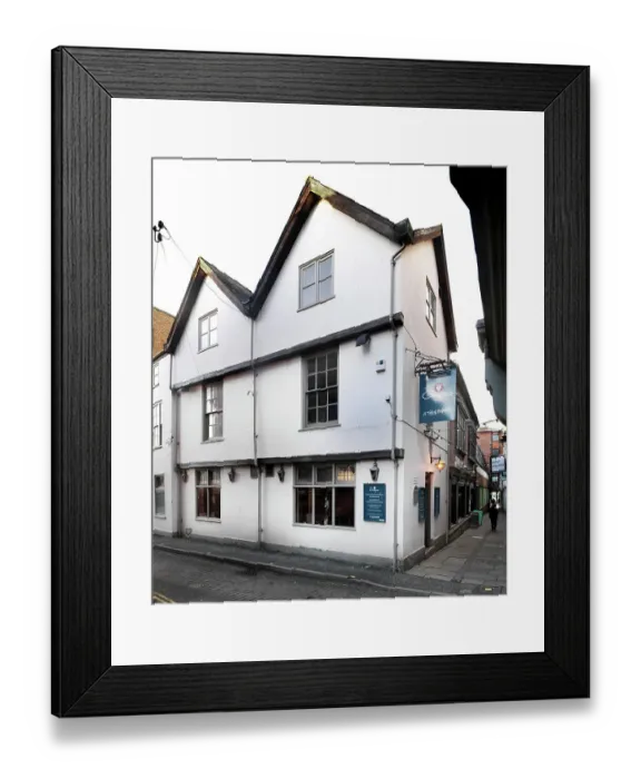 Framed Print : Grapes Tavern DP181246 Framed Print : Grapes Tavern DP181246