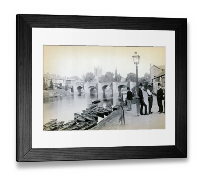 Framed Print : Wye Bridge OP08517
