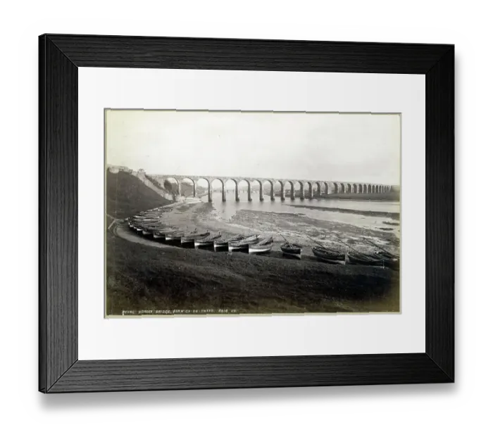 Framed Print : Royal Border Bridge OP30624