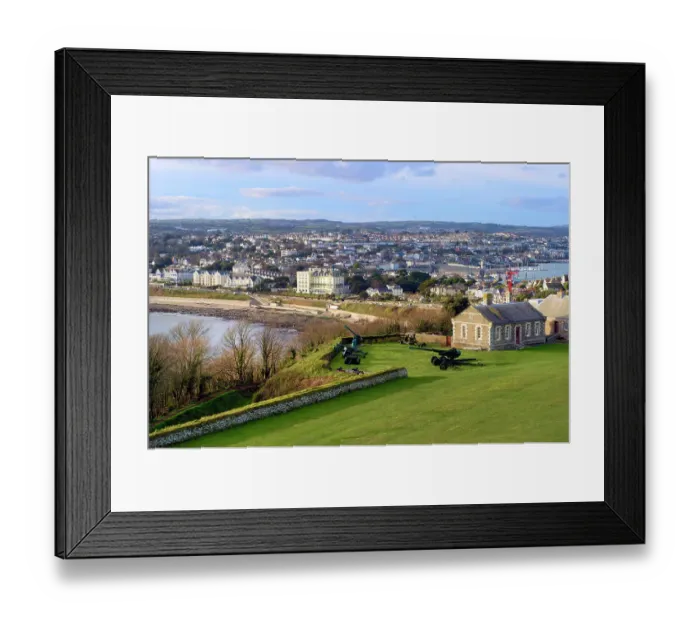 Framed Print : Falmouth from Pendennis DP114927