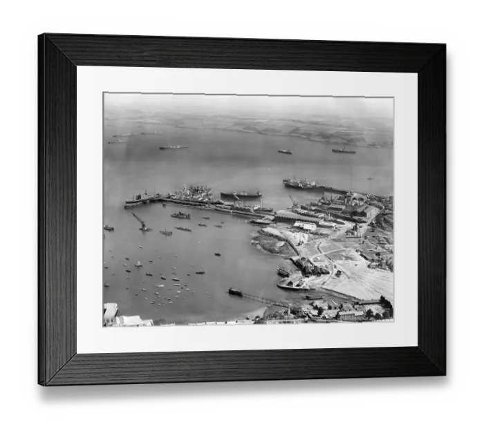 Framed Print : Falmouth docks EPW02354