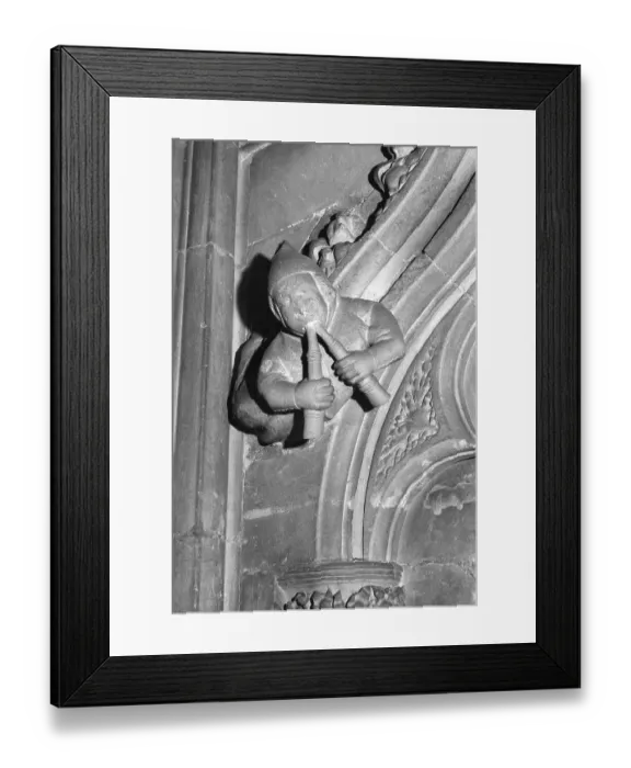 Framed Print : Minstrel with flutes UXC01_01_01_0364_16