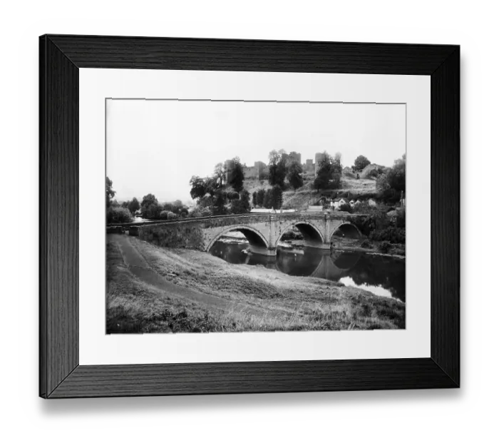 Framed Print : Dinham Bridge CC80_00495 Framed Print : Dinham Bridge CC80_00495