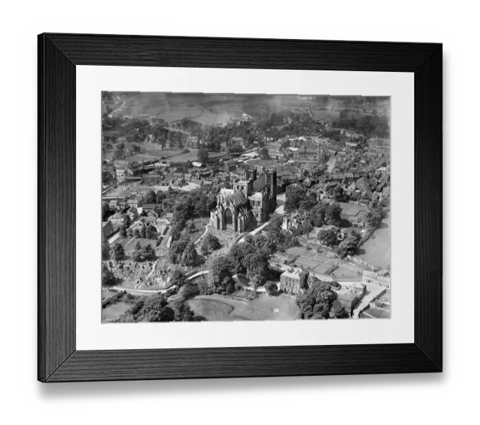 Framed Print : Ripon town and Minster EPW038683 Framed Print : Ripon town and Minster EPW038683