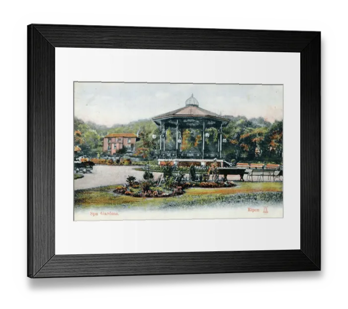 Framed Print : Spa Gardens PC08723 Framed Print : Spa Gardens PC08723