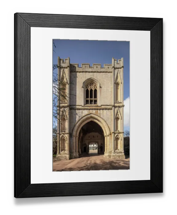 Framed Print : Abbey Great Gate DP346357
