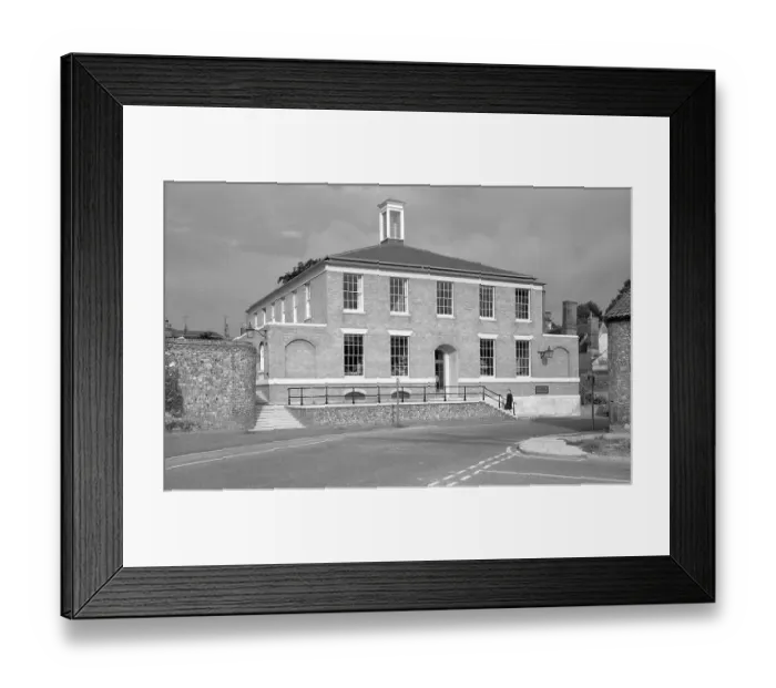 Framed Print : County Library a98_06976