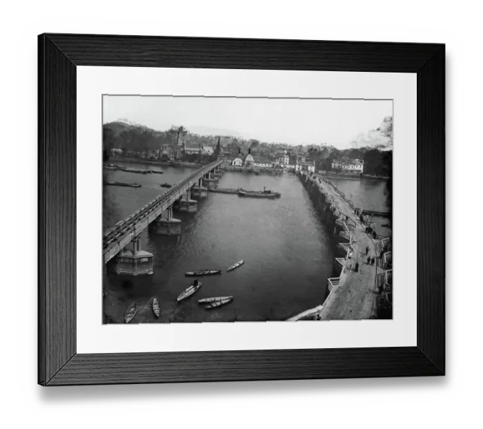 Framed Print : Old bridge and Aqueduct OFH01_01_01_f02_01