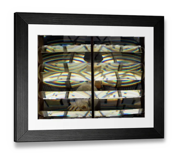Framed Print : Fresnel Lens DP348540 Framed Print : Fresnel Lens DP348540