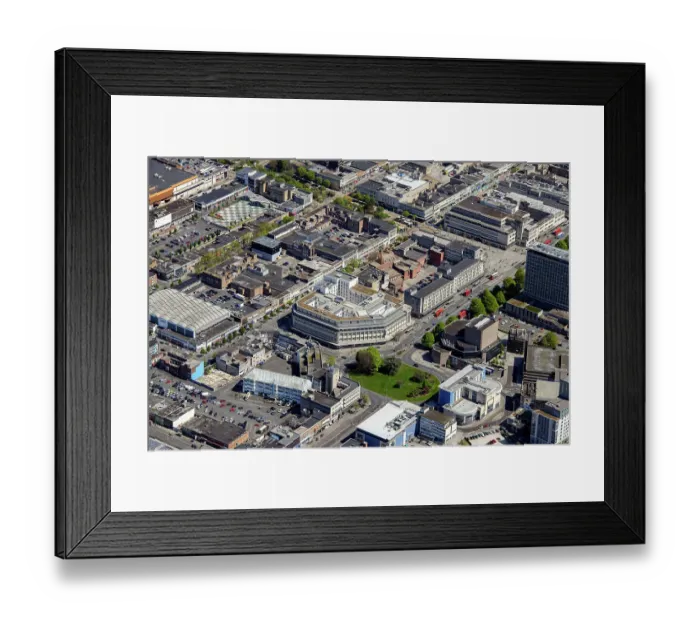 Framed Print : Plymouth city centre 35146_007