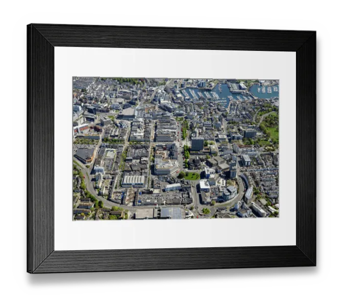Framed Print : Plymouth city centre 35146_001