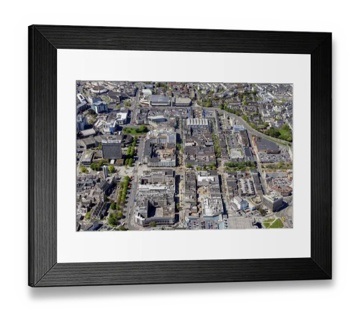 Framed Print : Plymouth city centre 35146_029
