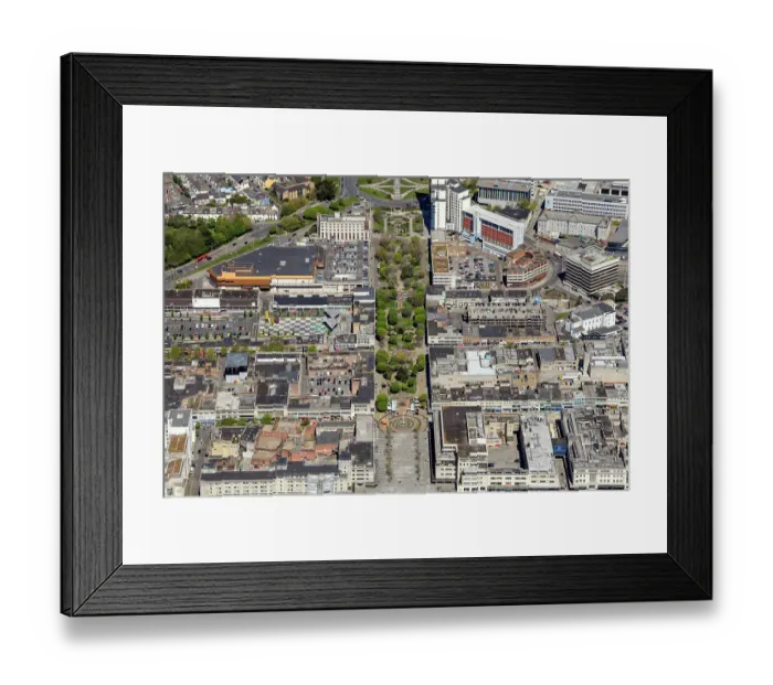Framed Print : Plymouth city centre 35146_040