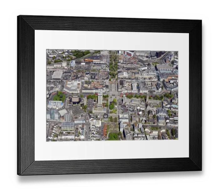 Framed Print : Plymouth city centre 35148_040