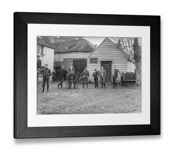 Framed Print : Keens Cycle Manufactory OFH01_01_02_051 Framed Print : Keens Cycle Manufactory OFH01_01_02_051
