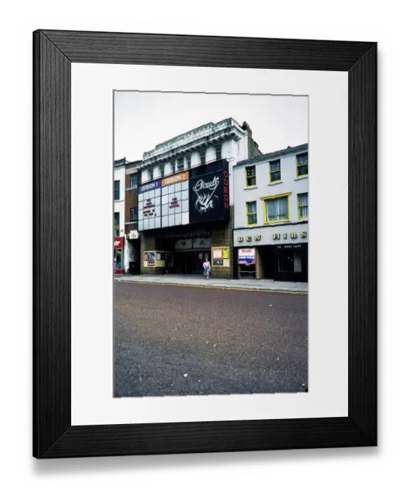 Framed Print : Odeon Cinema NWC01_01_0691