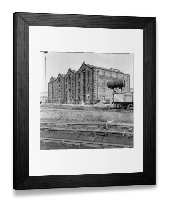 Framed Print : Victoria Warehouses a98_05414