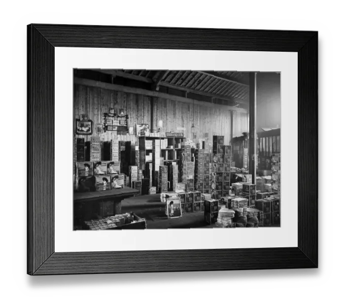 Framed Print : Goods Shed CC80_00081