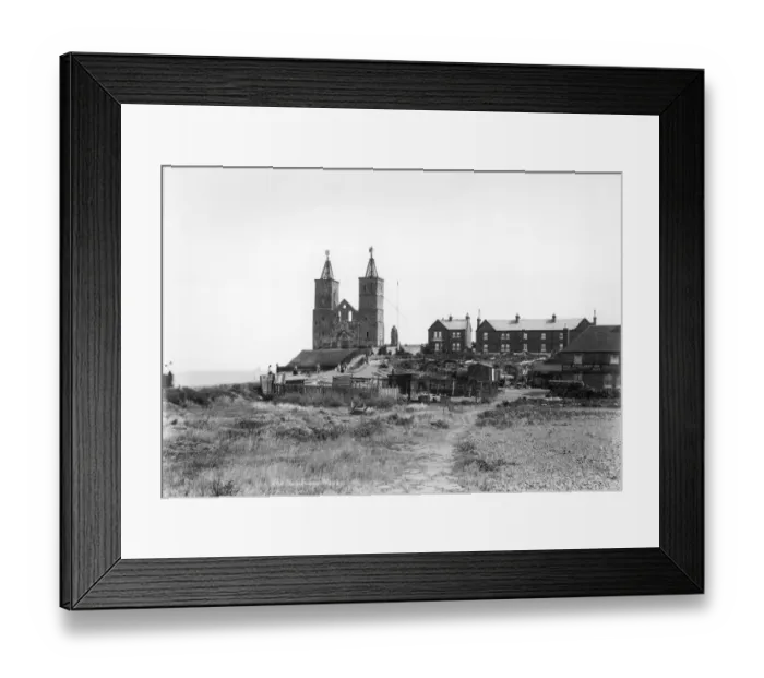 Framed Print : Reculver Towers OP00670