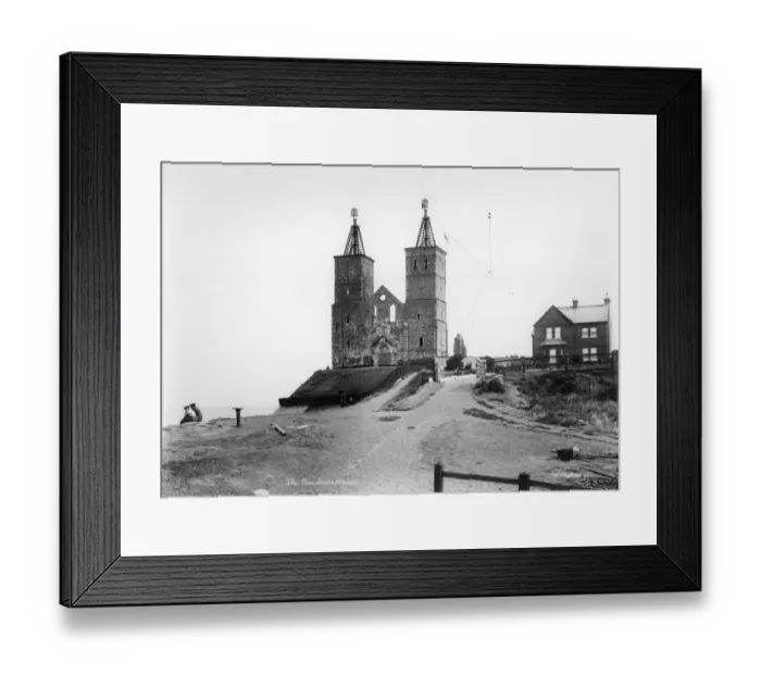 Framed Print : Reculver Towers OP00671