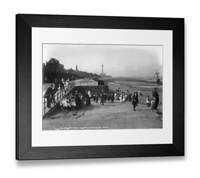 Framed Print : New Brighton, Merseyside c. 1900 OP00589