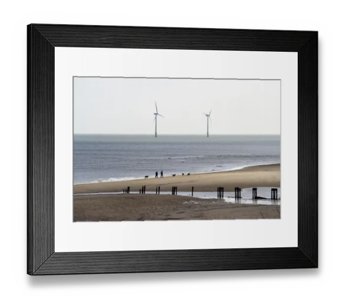 Framed Print : Wind farm N090478
