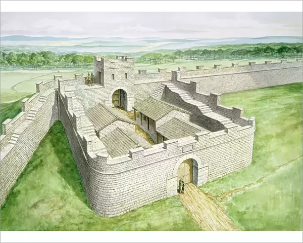 Hadrians Wall Cawfields Milecastle J980019