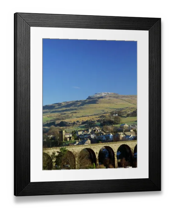 Framed Print : Ingleborough Iron Age Hill Fort K100007
