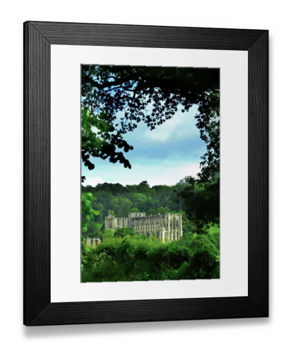 Framed Print : Rievaulx Abbey N100029 Framed Print : Rievaulx Abbey N100029