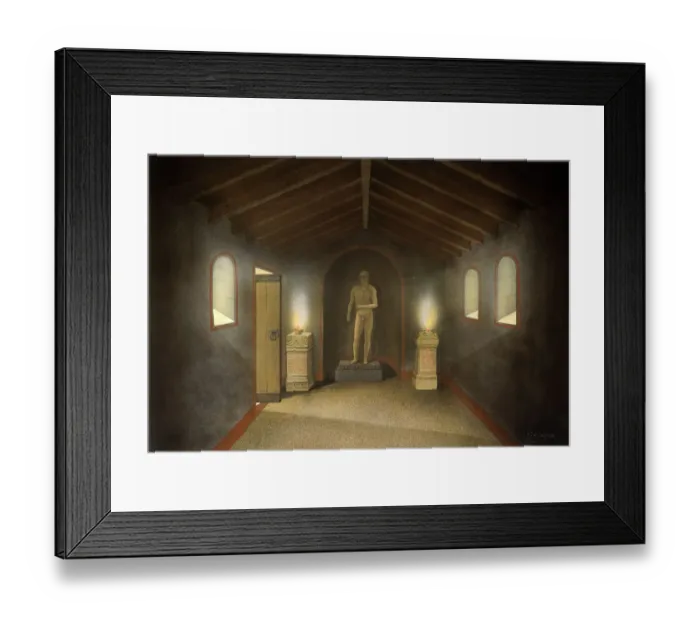 Framed Print : Benwell Roman Temple J900496
