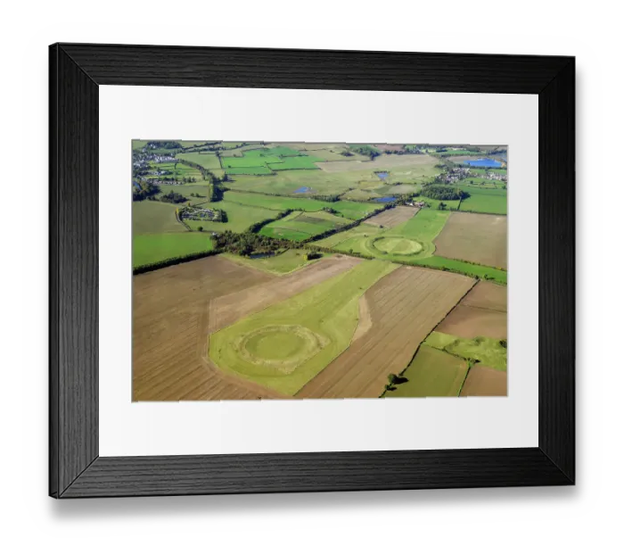 Framed Print : Thornborough Henges 35140_045
