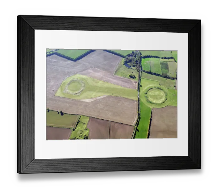 Framed Print : Thornborough Henges 35142_043 Framed Print : Thornborough Henges 35142_043