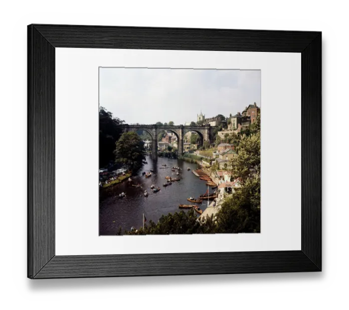 Framed Print : Knaresborough Viaduct WSA01_05_048 Framed Print : Knaresborough Viaduct WSA01_05_048