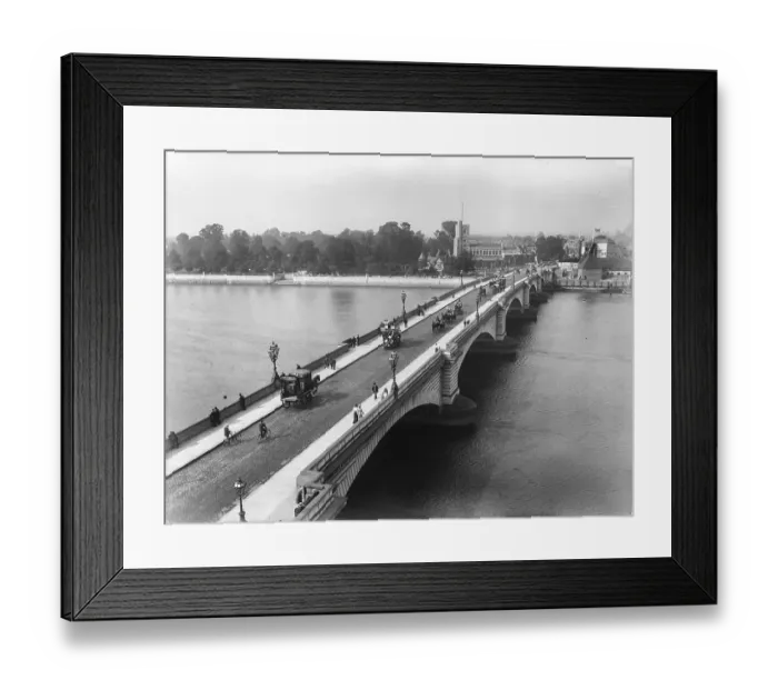 Framed Print : Putney Bridge OFH01_01_01_f03_19