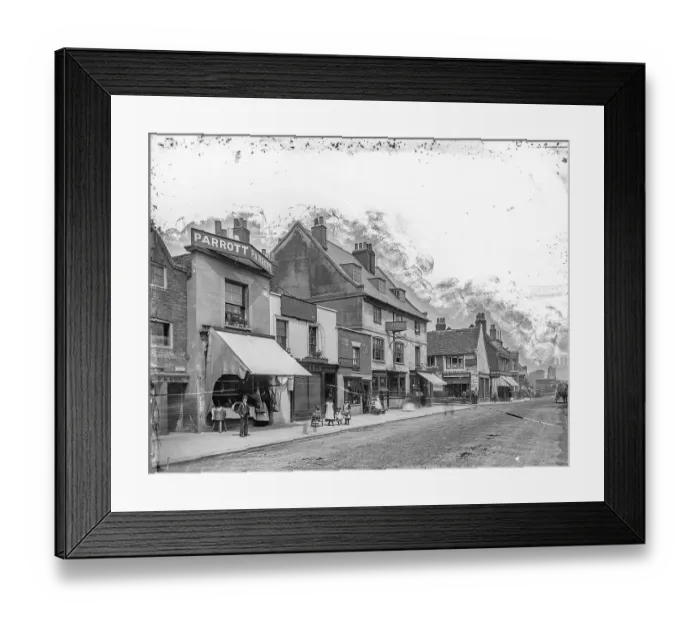 Framed Print : Old Bull and Star OFH01_01_01_f06_06