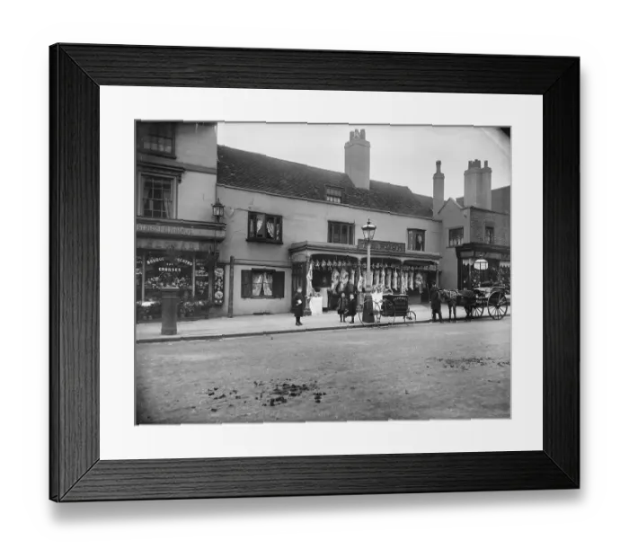 Framed Print : Butchers shop OFH01_01_01_f07_02