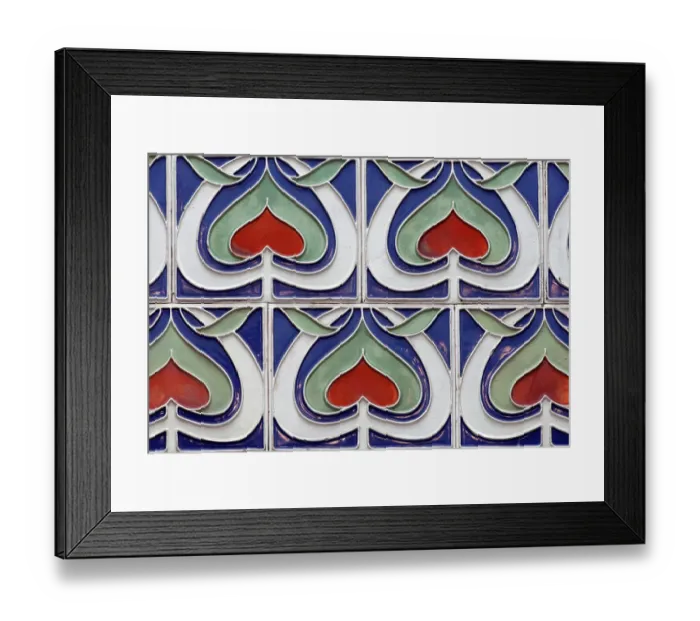Framed Print : Tiled frieze DP348858
